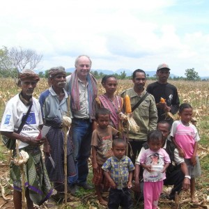 Rob Williams, currently SoL's Research Advisor, working with farmers in 2008