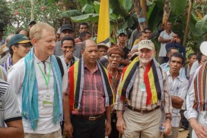 Seeds of Life Team Leader John Dalton at the FMNR Conference field visit in Aileu