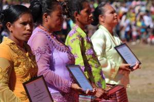 Alice Ximenes (left) with other top five President's Nutrition Awards © PNPTL